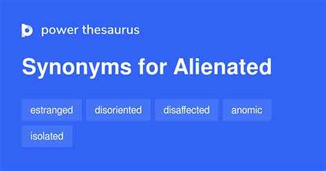 alienated synonym